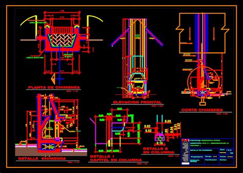Chimney Details Dwg Section For Autocad Designs Cad