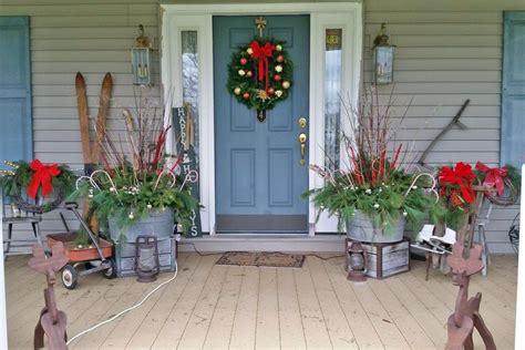 15 Country Winter Outdoor Decorations Front Porch