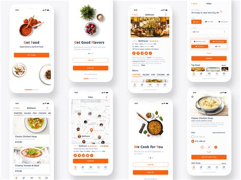 Food Delivery App Uiux Design Behance