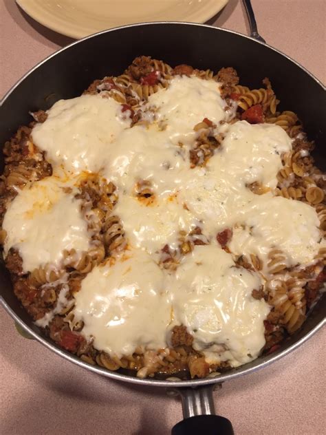 Skillet Rotini Pasta Directions Calories Nutrition And More Fooducate