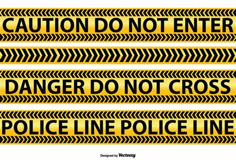 Police And Caution Line Vectors 105128 Vector Art At Vecteezy