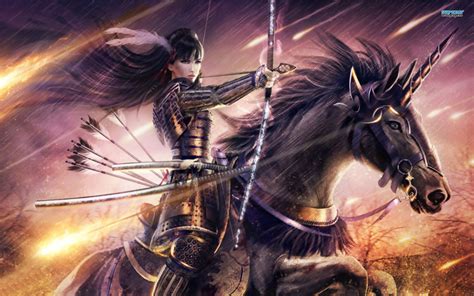 47 Fantasy Female Warrior Wallpapers Wallpapersafari
