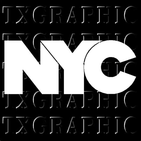 Nyc Logo Sticker Decal New York City Vinyl Manhattan Empire State Trade