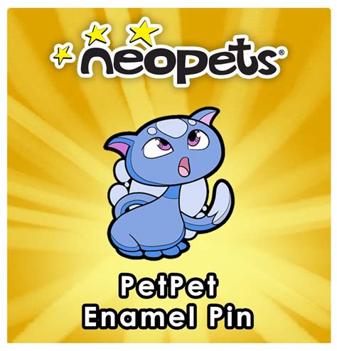 Neopets Petpet Soft Enamel Pins V1 Officially Licensed Geekify Inc