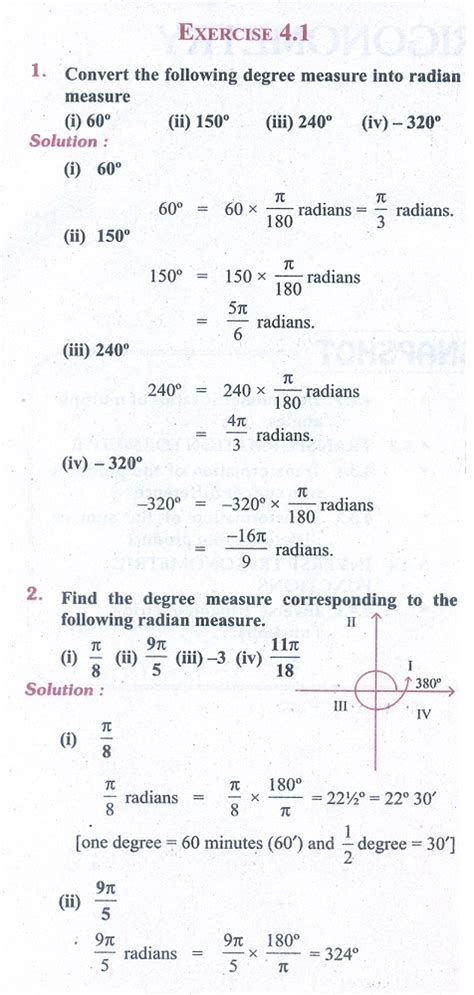 Mathematics multiple choice questions (mcqs), mathematics quiz answers pdf for online learning. Exercise 4.1: Trigonometric ratios - Problem Questions ...