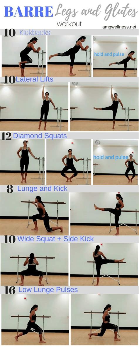 Barre Legs And Glutes Workout Full Workout Is Beginner Friendly And