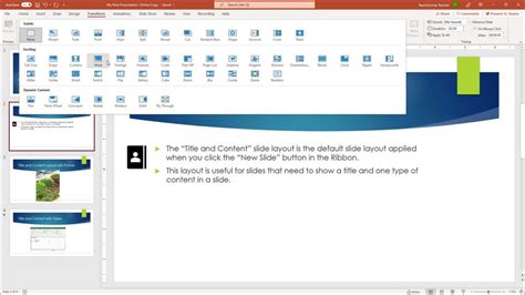 Slide Transition Animation In Powerpoint Instructions