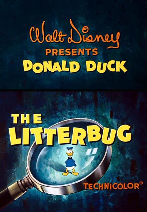 Walt Disneys Donald Duck The Litterbug S 1961 Filmaffinity