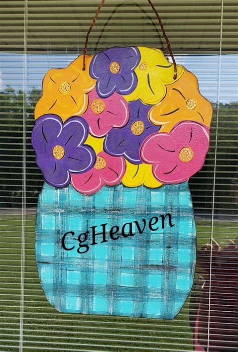 Pin By Cgheaven Wreaths And More Do On Cgheaven Wood Door Hangers