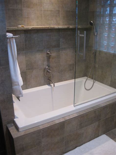 Tub not installed yet but it passed our inspection. Jetted tub inside shower stall for tight spaces | Interior ...