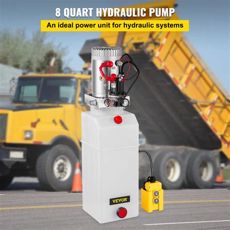 Mophorn Hydraulic Power Unit Quart Hydraulic Pump Single Acting Hydraulic Pump For Dump
