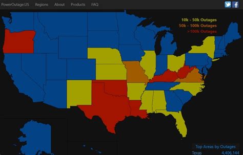 Us Power Outage Map