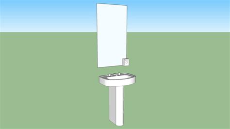 Wash Basin With Mirror 3d Warehouse