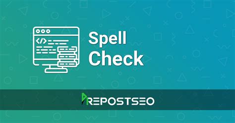 Spell Check Online English Spell Checker Tool