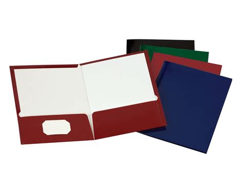 Glossylaminated Two Pocket Folders