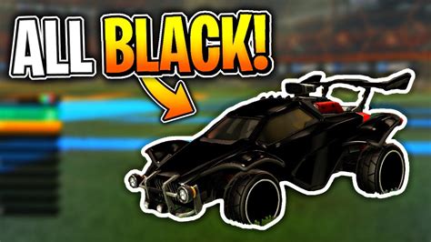 All Black Car Rocket League / Rocket League Car Designs