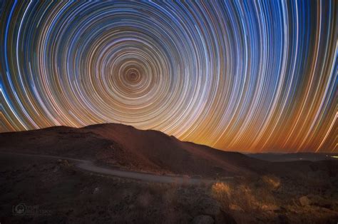 Time Lapse Photograph Of The Northern Hemisphere Night Sky The