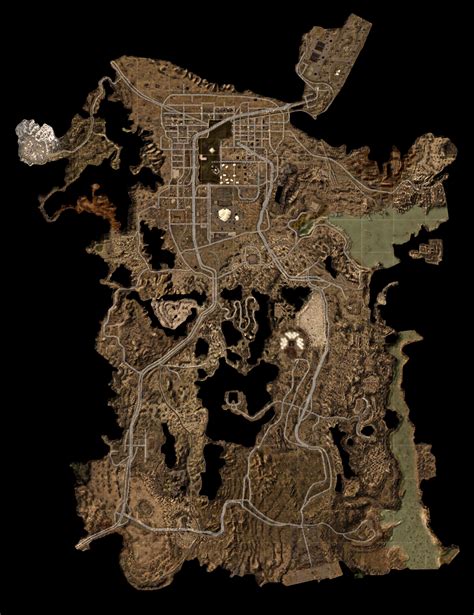 Version 2 Of The Most Accurate Map Of New Vegas Open World Fnv