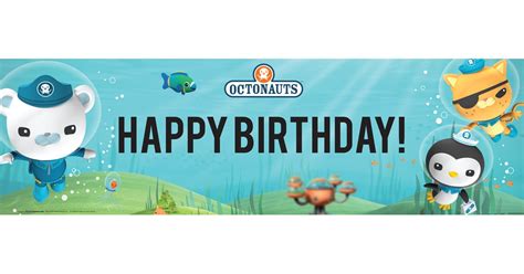 Octonauts Birthday Banner