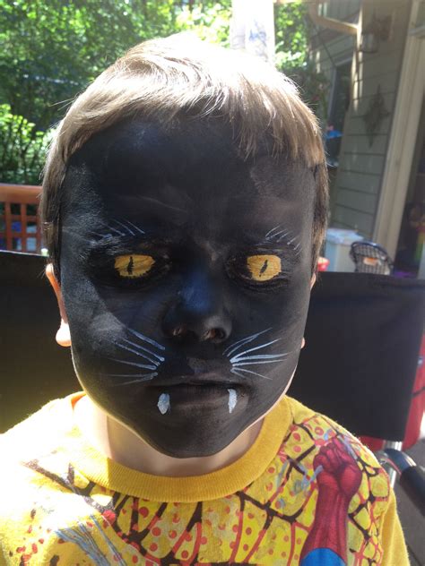 Black Panther Superhero Face Paint Change Comin