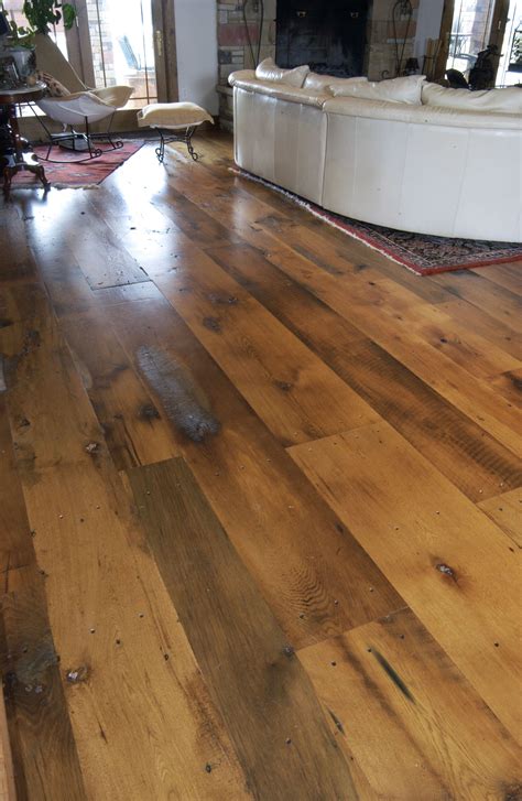 Wide Planks In Reclaimed Oak Antique Wood Floors Reclaimed Wood