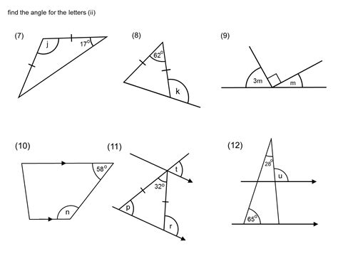 Our year 6 geometry test lets them get a good sense of how exams write geometry questions. Year 7 Maths Questions Angles - naplan 2011 teaching ...