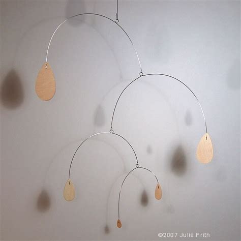 Rain Wooden Plywood Mobile For Baby Nursery