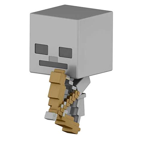 Minecraft Skeleton Mob Head Minis Figure Minecraft Merch