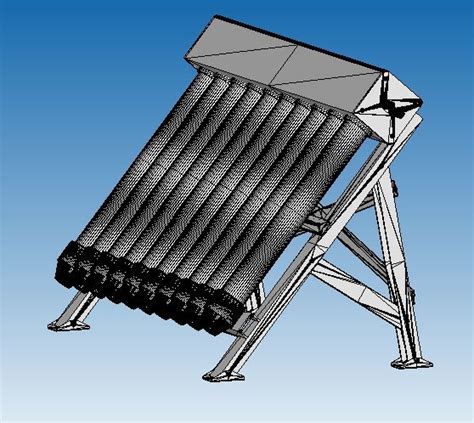 Solar water heating (swh) is heating water by sunlight, using a solar thermal collector. Solar Water Heater | 3D CAD Model Library | GrabCAD