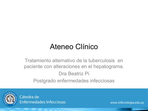 Diapositiva 1 Cátedra De Enfermedades Infecciosas