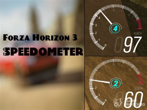 Forza 3 Horizon Speedometer For Gta San Andreas