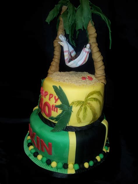 I'm really happy with this one. 40Th Birthday Cake, Jamaican Themed. - CakeCentral.com