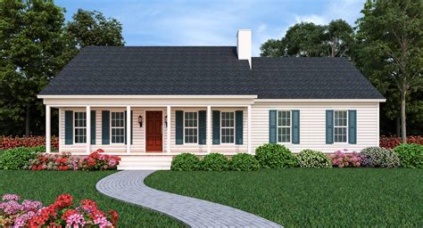 This Affordable Southern Ranch House Plan Now Has An Aerial View