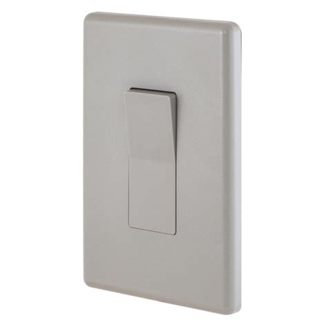 Weatherproof Light Switch Box Outdoor Rated Switch 20 Amp Gray