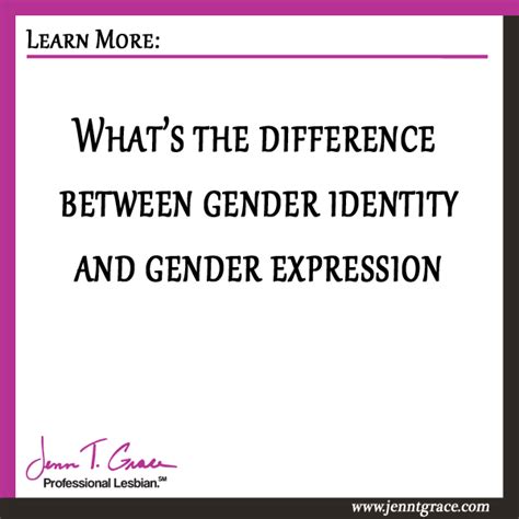 Comparing Gender Identity And Gender Expression Is Like Part 2 Of 2