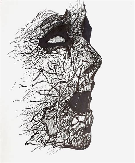 Pin By Elli Elliot On Dark Horror In Anger Drawing Scream Art Drawing Feelings