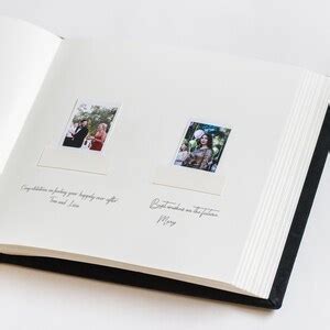 Instax Wedding Guest Book Personalized Suede Photo Album For All