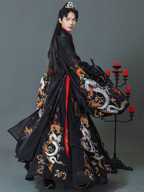 Fashion Hanfu Chinese Traditional Clothes For Male Fashion Hanfu
