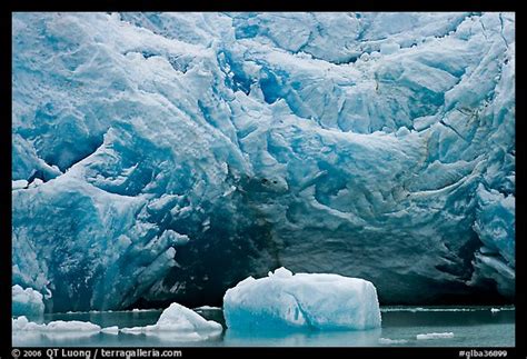 Picturephoto Iceberg And Blue Ice Cave At The Base Of