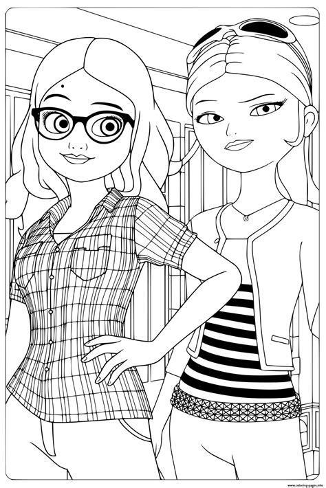 Miraculous Ladybug Printable Coloring Pages
