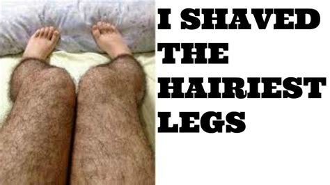 vlune i shaved the hairiest legs apa didn t like father s day t youtube