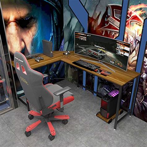 Check out our corner computer desk selection for the very best in unique or custom, handmade pieces from our desks shops. Simlife L-Shaped Desk Black Corner Gaming Computer Desks ...