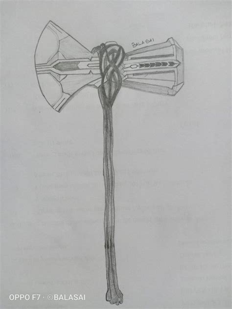 Realistic Thor Stormbreaker Drawing In This Video I Will Show You How