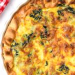 Classic French Spinach Quiche From A Lorraine Chef Sweet As Honey