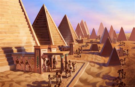 Pyramids Of The Ancient Kingdom Of Kush In Meroë Ancient Pyramids