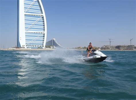 Shark jetski rental dubai marina walk, near spinneys supermarket and reem al bawadi restuarent, berth no.54u nearest metro station: Jet Ski Tour: View on the Burj al Arab in Dubai - 2020 ...