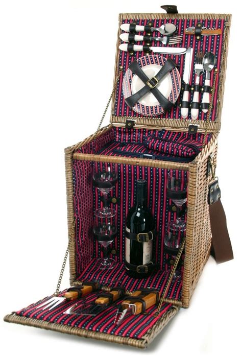 Picnic At Ascot Dorset Basket for 4 with Coffee Set ...