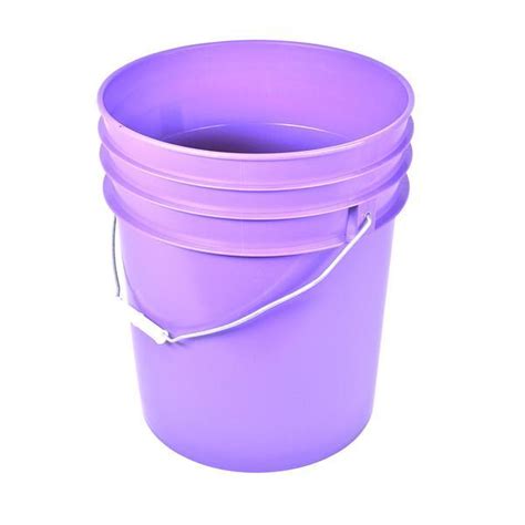 Bucket Purple 5 Gal Round 5ppl
