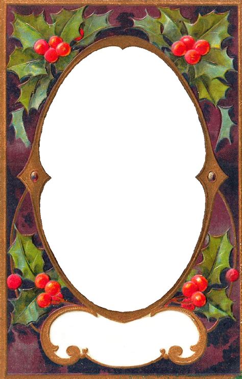 The Graphics Monarch Printable Stock Antique Christmas Greeting Frames