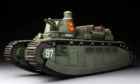 French Super Heavy Tank Char 2c Meng Model English